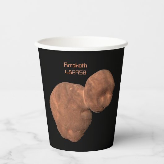 Arrokoth Kuiper Belt Object Pappbecher (Vorderseite)
