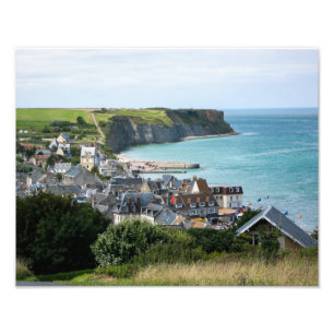 Arromanches, Normandie, Frankreich - Foto Print