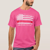 Arrow American Flag Archery Lover Bow Junting T-Shirt (Vorderseite)