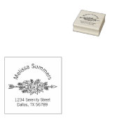 Arrow-Arrow, Artadresse der Rose-Blume Gummistempel (Stempel)