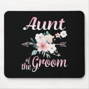 Arrow Blume glückliche Tante der Groombride Mann Mousepad