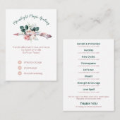 Arrow Boho Spell Jar Candle Kit Business Card Visitenkarte (Vorne/Hinten)