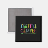 Arrow Camper Happy Summer Camp Camping Geschenk Mä Magnet (Vorderseite/Rückseite)