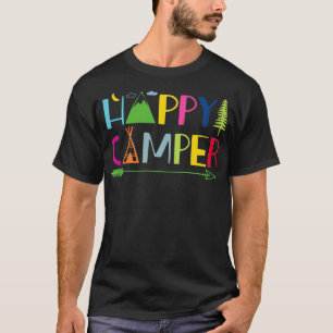 Arrow Camper Happy Summer Camp Camping Geschenk Mä T-Shirt