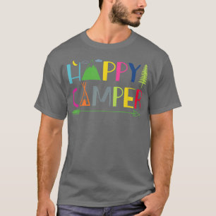 Arrow Camper Happy Summer Camp Camping Geschenk Mä T-Shirt