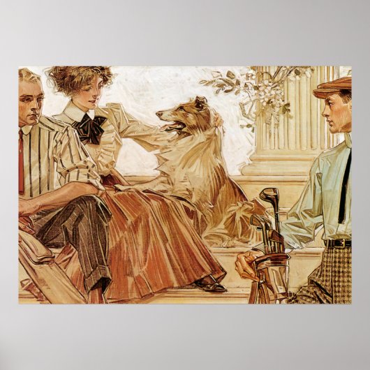 Arrow Collar Inserat, 1910 von Leyendecker Poster (Vorne)