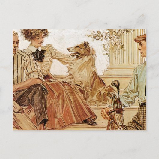 Arrow Collar Inserat, 1910 von Leyendecker Postkarte (Vorderseite)