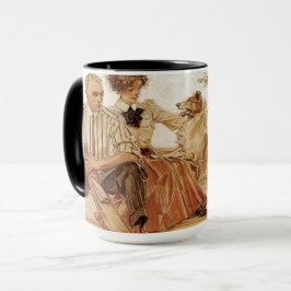 Arrow Collar Inserat, 1910 von Leyendecker Tasse