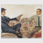 Arrow Collar Inserat, 1912 von Leyendecker Geschenkpapier (Flach)