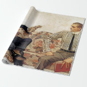Arrow Collar Inserat, 1912 von Leyendecker Geschenkpapier (Ungerollt)