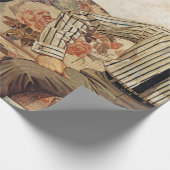 Arrow Collar Inserat, 1912 von Leyendecker Geschenkpapier (Ecke)