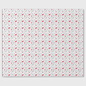 Arrow des Valentins Herz nahtlos Geschenkpapier (Flach)