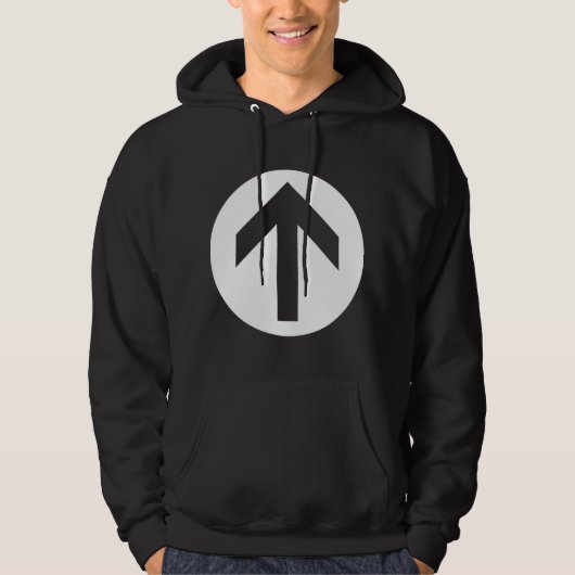 Arrow Disk Hoodie (Vorderseite)