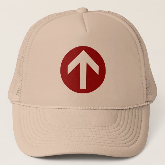 Arrow Disk Truckerkappe (Vorderseite)