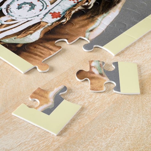 Arrow maker eine erste Nation Amerikaner Puzzle (Seite)