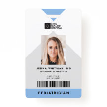 Arrow Medical Staff ID + Strichcode Vertikal