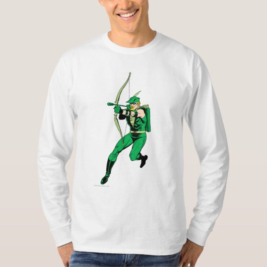 Arrow mit grüner Pfeil T-Shirt (Vorderseite)