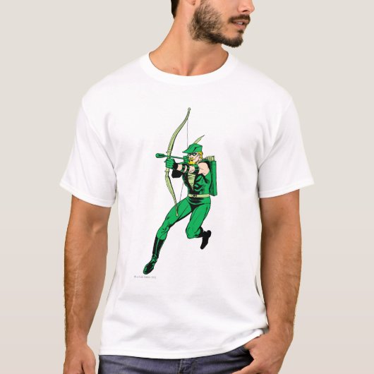 Arrow mit grüner Pfeil T-Shirt (Vorderseite)