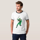 Arrow mit grüner Pfeil T-Shirt (Vorne ganz)
