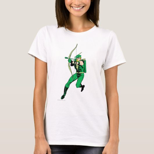 Arrow mit grüner Pfeil T-Shirt (Vorderseite)