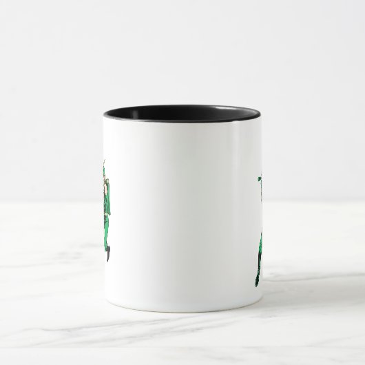 Arrow mit grüner Pfeil Tasse (Zentrum)