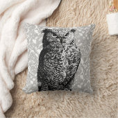 Arrow Muster New Baby Boy's Room Gray Owl Kissen (Decke)