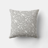 Arrow Muster New Baby Boy's Room Gray Owl Kissen (Rückseite)