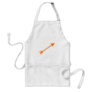 Arrow Orange 35deg The MUSEUM Zazzle Geschenke Schürze