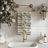 Arrow Pattern Towel Ethnic Touch for the Bath Badhandtuch Set