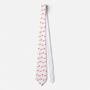 Arrow Red 15deg The MUSEUM Zazzle Geschenke Krawatte