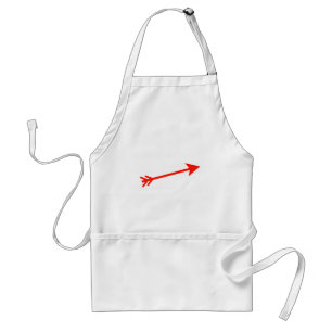 Arrow Red 15deg The MUSEUM Zazzle Geschenke Schürze