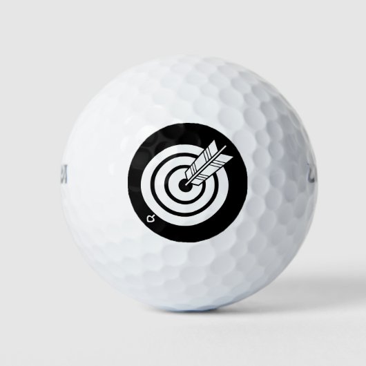 Arrow schlug runde Golfbälle (Vorderseite)