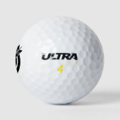 Arrow schlug runde Golfbälle (Logo)