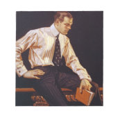 Arrow Shirt Collars, 1914 von J. C. Leyendecker Notizblock (Vorderseite)