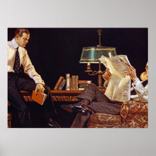 Arrow Shirt Collars, American Advertisement, 1914 Poster