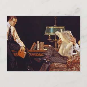 Arrow Shirt Collars, American Advertisement, 1914 Postkarte