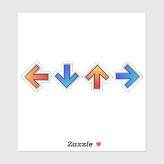 Arrow Spread Aufkleber (Blatt)