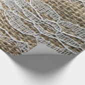 Arrow Town Burlap Geschenkpapier (Ecke)