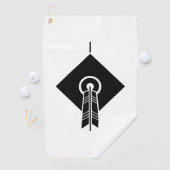 Arrow trifft Ziel Golf Handtücher (Insitu)