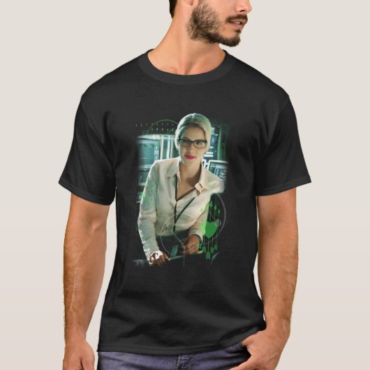 Arrow TV Serie Felicity Smoak Longsleeve T Shirt (Vorderseite)