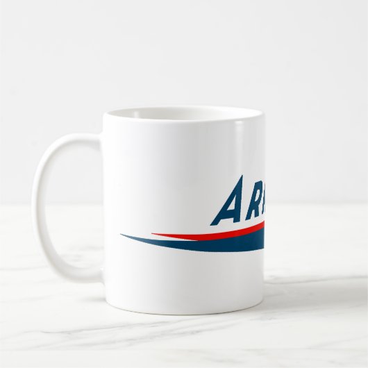 ArrowCat Weiß 11-Unze-klassische weiße Tasse (Links)