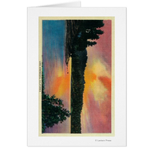 Arrowhad-See bei SunsetLake Arrowhead, CA (Vorne)