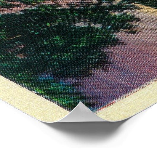 Arrowhad-See bei SunsetLake Arrowhead, CA Poster (Ecke)