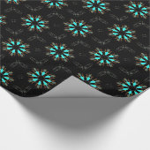 Arrowhead Feathers Pow-wow Thunder_Cove Geschenkpapier (Ecke)