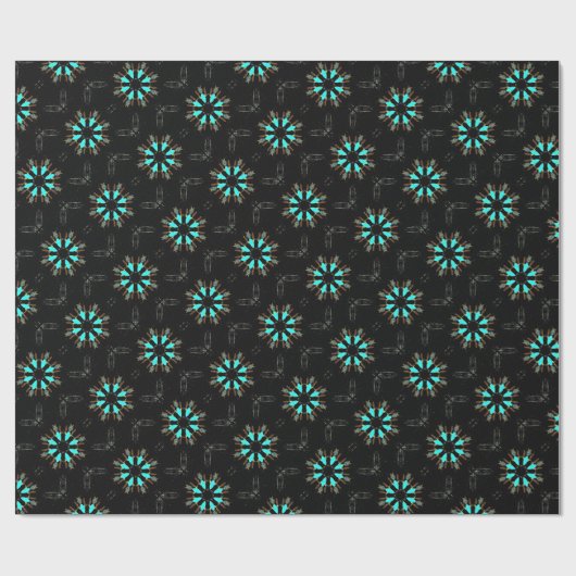 Arrowhead Feathers Pow-wow Thunder_Cove Geschenkpapier (Flach)