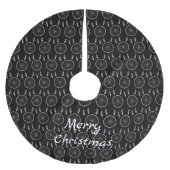 Arrowhead Feathers Pow-wow Thunder_Cove Polyester Weihnachtsbaumdecke (Vorderseite)