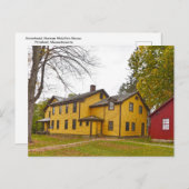 Arrowhead, Herman Melville's House, Pittsfield, MA Postkarte (Vorne/Hinten)