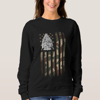 Arrowhead Hunter Amerikanische Flagge Arrowhead Ja Sweatshirt