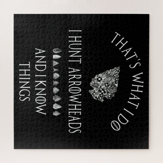 Arrowhead Hunter Artifaktenjagd sammelt Geschenk Puzzle (Horizontal)