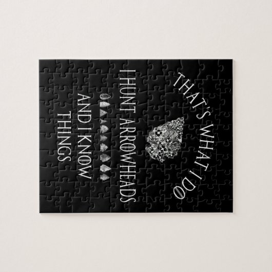 Arrowhead Hunter Artifaktenjagd sammelt Geschenk Puzzle (Horizontal)